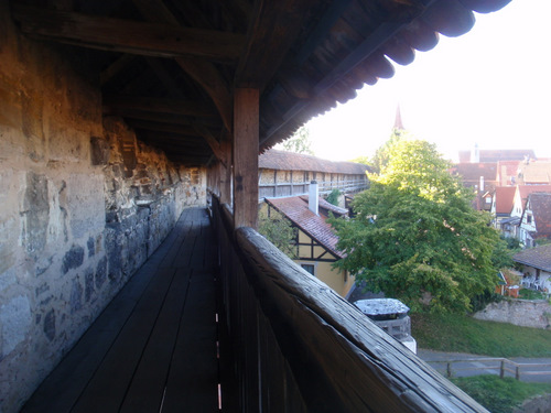 Another section of guard covered walkway.